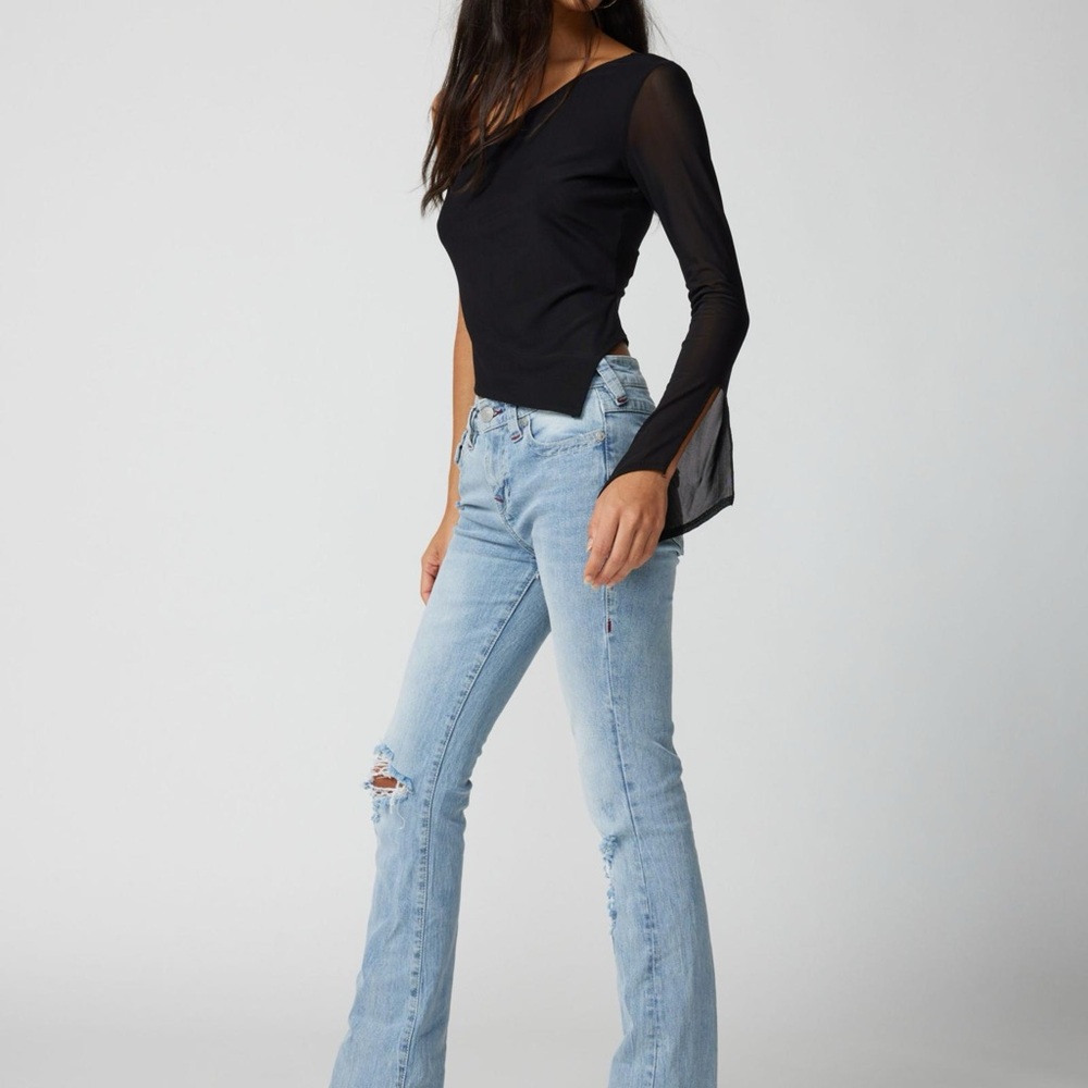 True Religion Light Blue Boot Cut Jeans - Picture 8 of 8